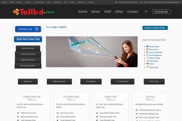 tellbd.com site used Cake