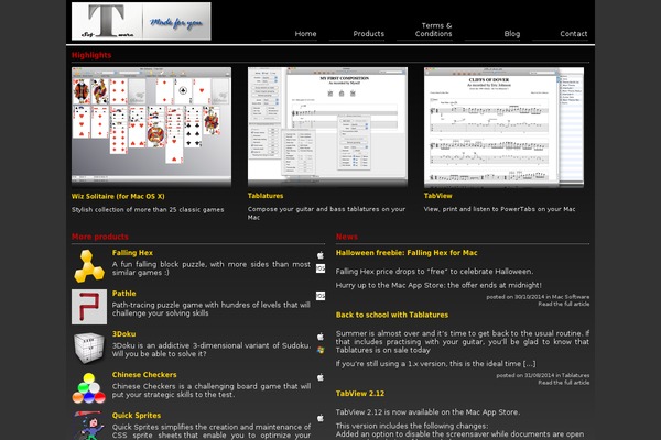Enlightenment theme site design template sample