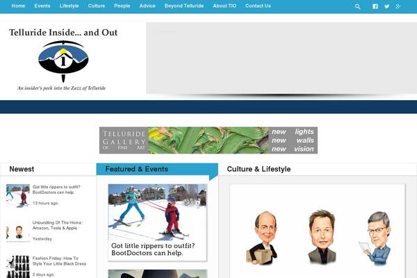 telluride theme websites examples