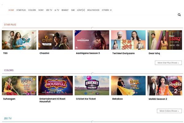 Grid theme site design template sample