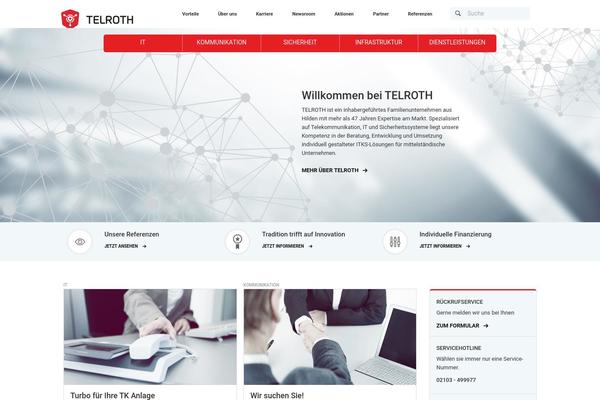 Thegem-child theme site design template sample