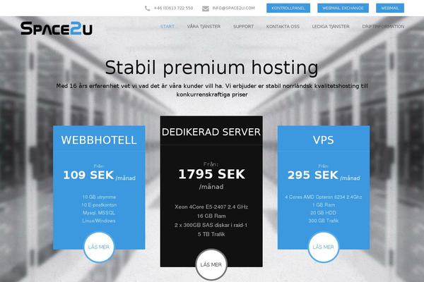 Cloudhost theme site design template sample