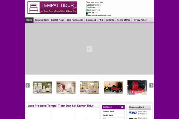 tempattidur.info site used Hono