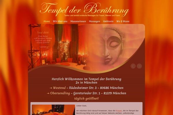Beauty-center theme site design template sample