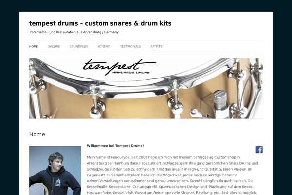 Twenty Twelve theme site design template sample