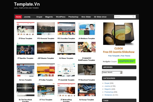 quik-gallery theme websites examples