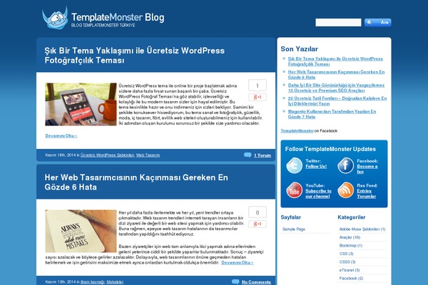 Redesign theme site design template sample