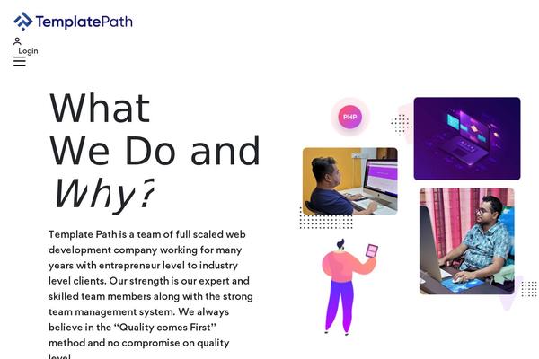 templatepath.com site used vCamp