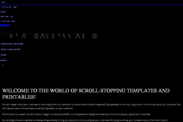 Daze theme site design template sample