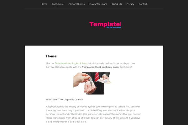 Padhang theme site design template sample