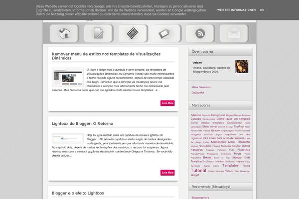 Diary theme site design template sample