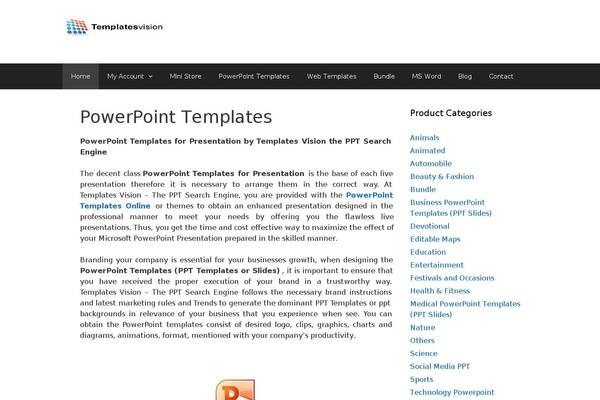 Site using Wpbingo plugin