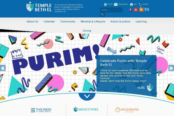 temple-beth-el theme websites examples