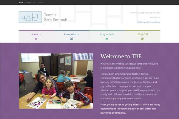 templebethemunah.org site used Tbe