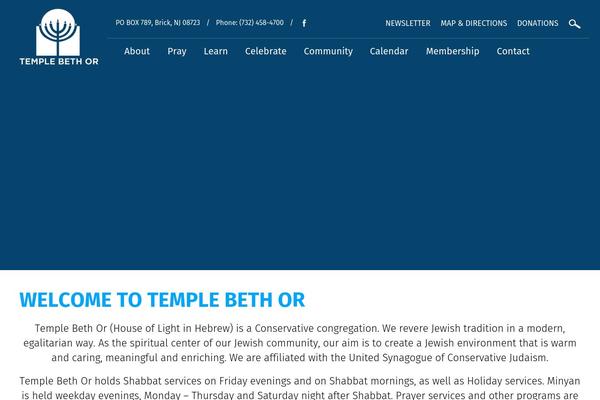templebethorbrick.org site used Bethor