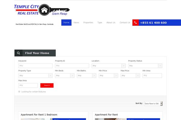 Realhomes Theme theme site design template sample