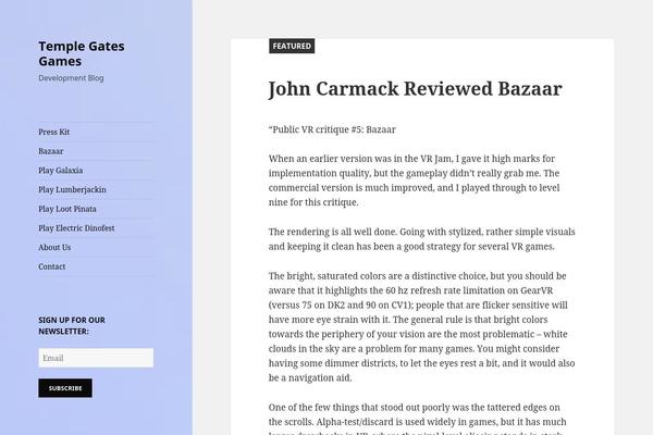 Zerif Lite theme site design template sample