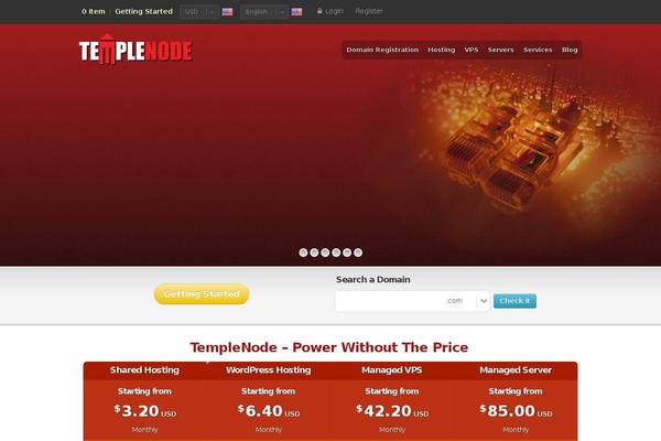 Site using Whmpress plugin