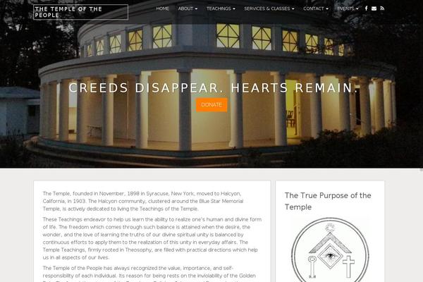 templeofthepeople.org site used Ember