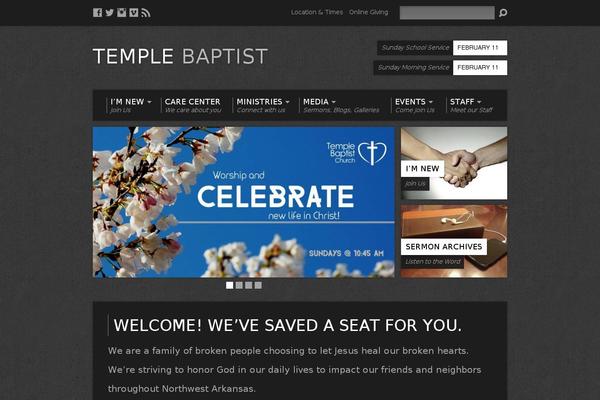 Resurrect theme site design template sample