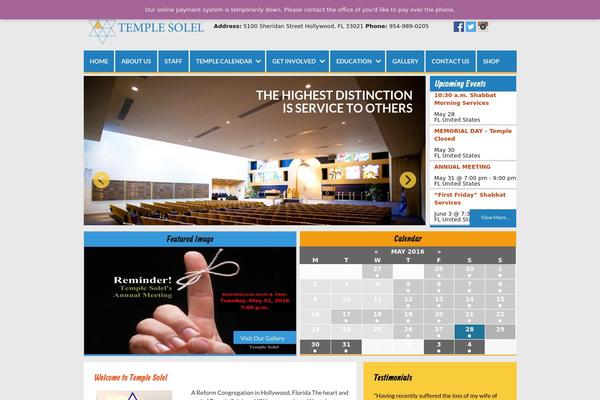 Enfold-child theme site design template sample