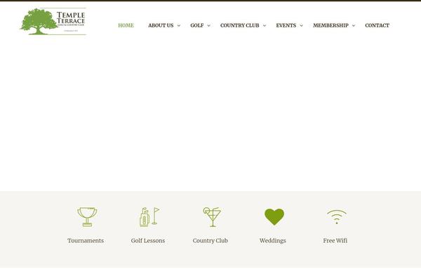 Golfclub theme site design template sample