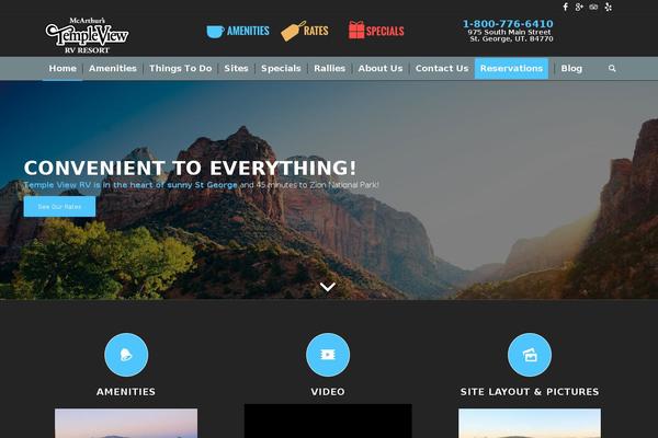 Enfold-child theme site design template sample