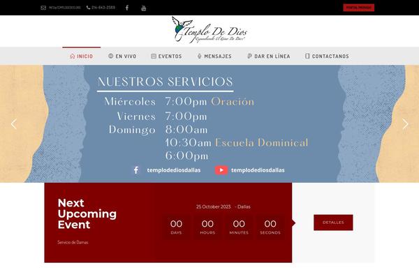 Church-suite theme site design template sample