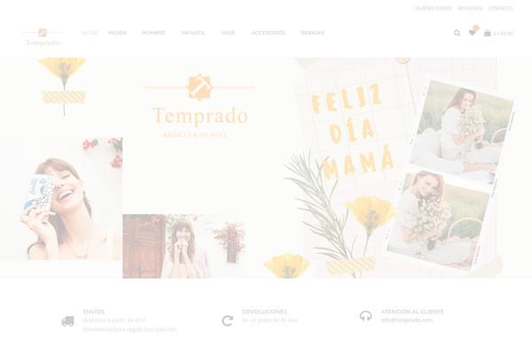 temprado.com site used Philos