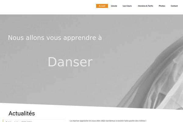 Dance-studio theme site design template sample
