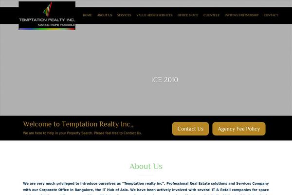 temptationrealtyinc.com site used North