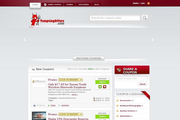 Clipper theme site design template sample