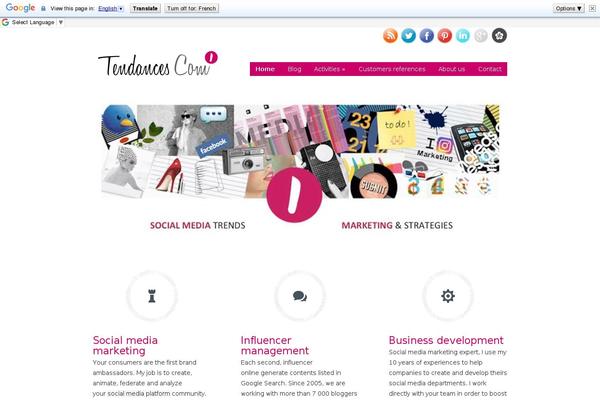 Site using Pinterest Pinboard Widget plugin