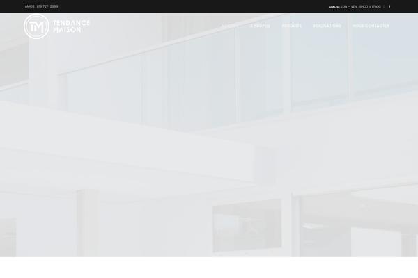 Maison theme site design template sample