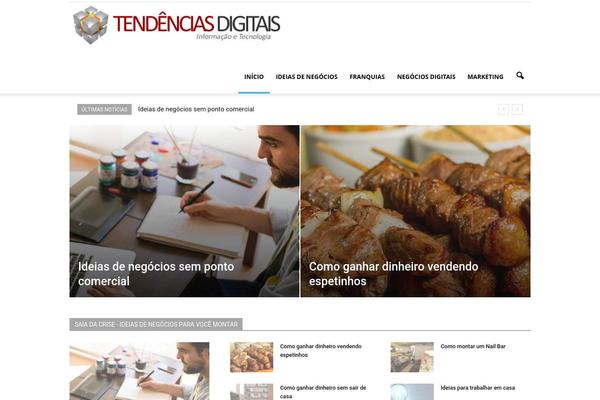 tendenciasdigitais.com.br site used Newspaper