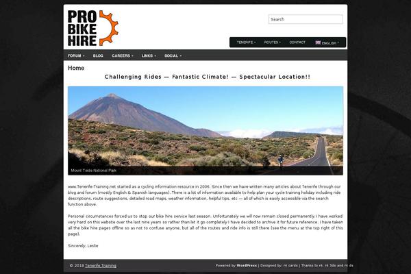 tenerife-training.net site used Gamespress