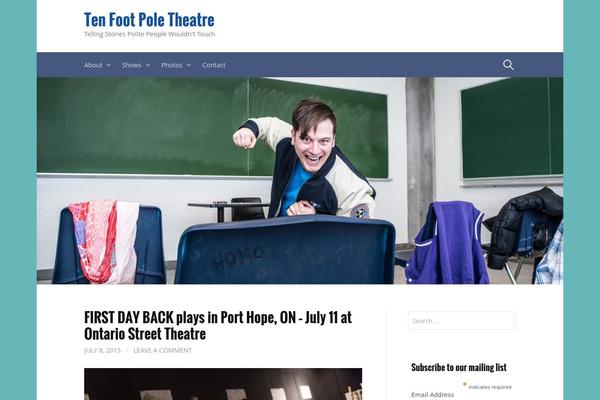 First theme site design template sample
