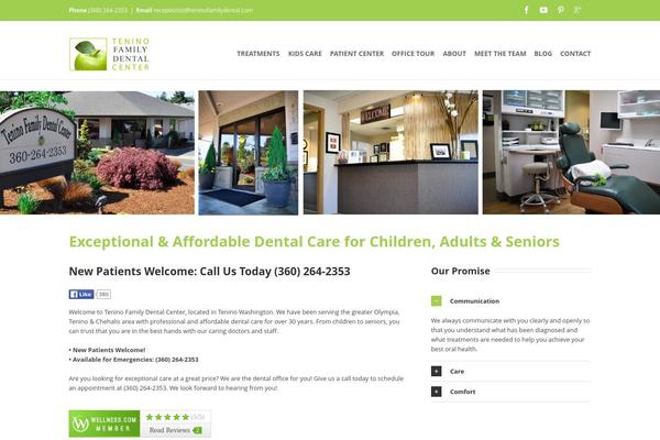 Avada theme site design template sample