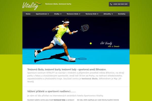 Nexus Child theme site design template sample