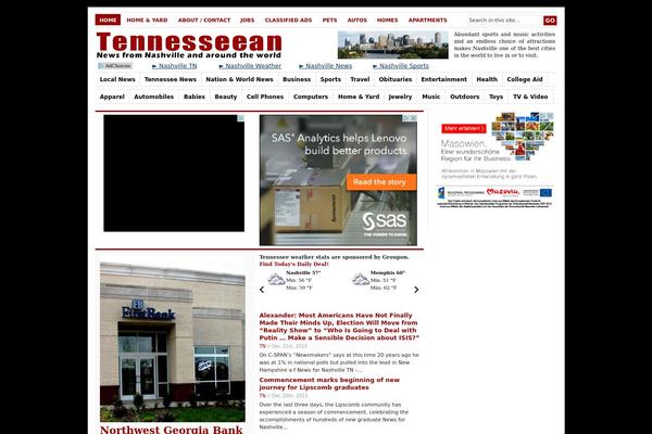 Newswire theme site design template sample