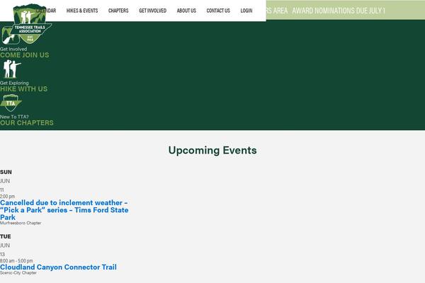 Site using The Events Calendar plugin
