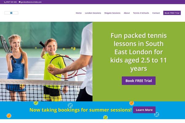 Divi Child theme site design template sample