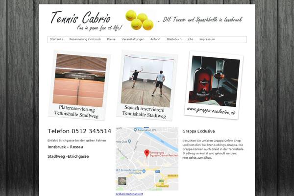 tennis-cabrio.at site used Imag