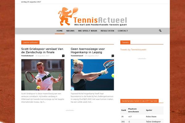 Newspaper Child theme site design template sample