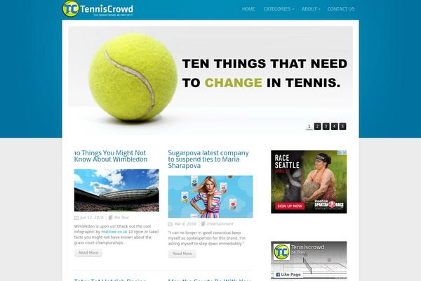 tenniscrowd.com site used Touchsense