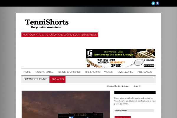 Site using message ticker plugin