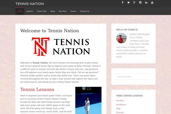 Infinity-pro theme site design template sample