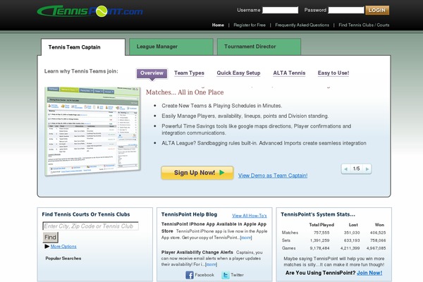 Facebook AWD All in one website example screenshot