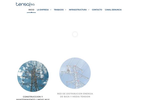 Infinite theme site design template sample