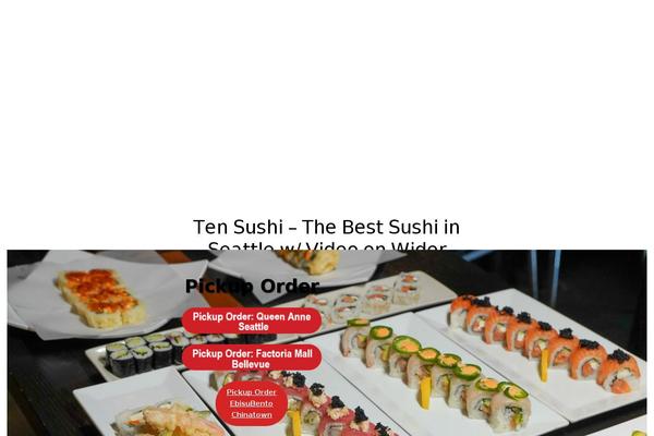 tensushiseattle.com site used Elfie